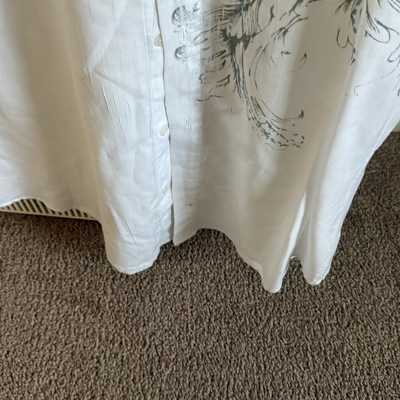 White casual button down - Picture 3 of 5